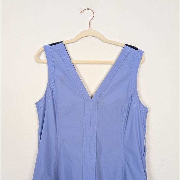 3.1 Phillip Lim Hyacinth Midnight Poplin Sleeveless Dress Size 10 - Picture 4 of 12